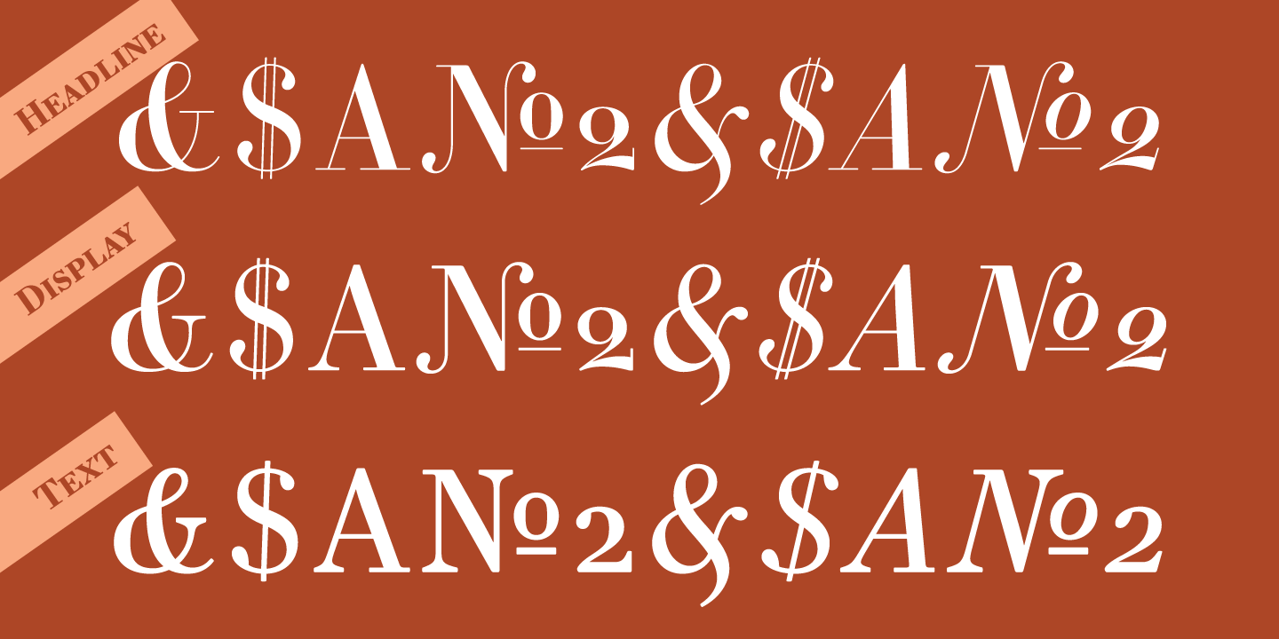 Пример шрифта Essonnes Display Italic